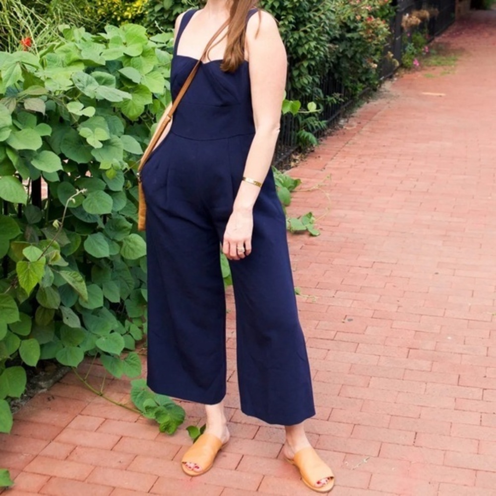 Elegant Navy Jumpsuit